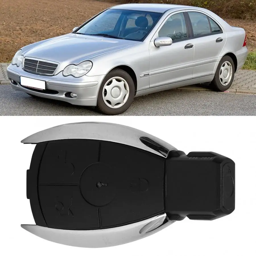 Чехол с 3 кнопками для дистанционного ключа чехол Mercedes Benz W203 W204 W211 автомобильные