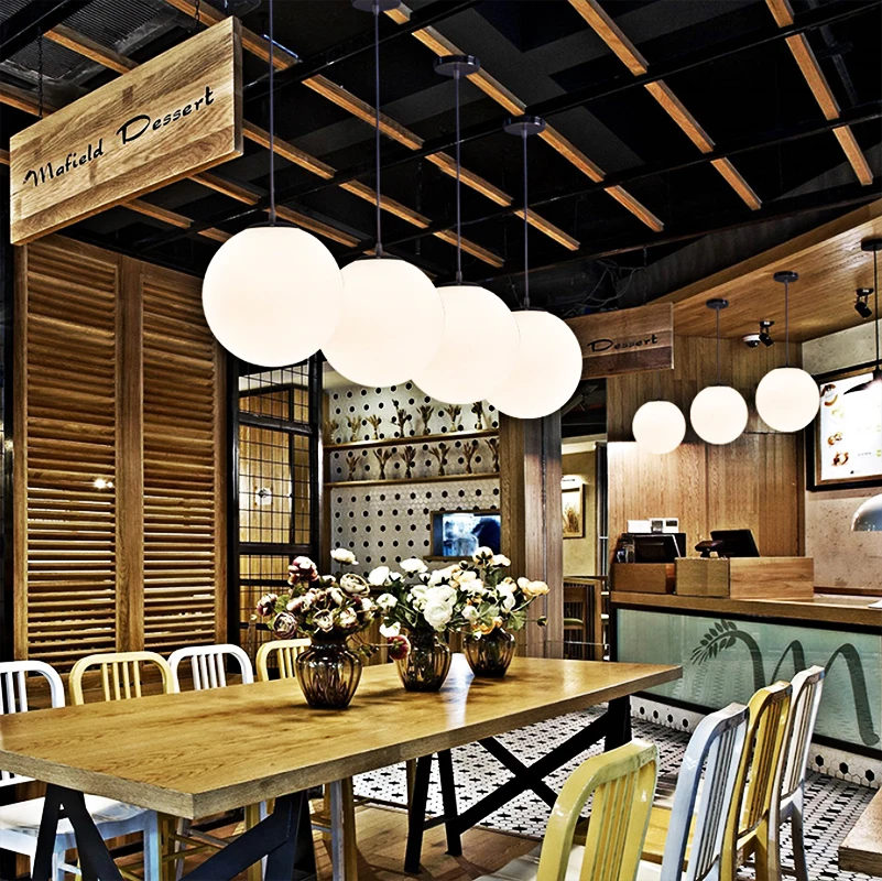 

Простая стеклянная люстра с одной головкой, круглая сферическая модная лестница Schandelier, креативная индивидуальная модная люстра