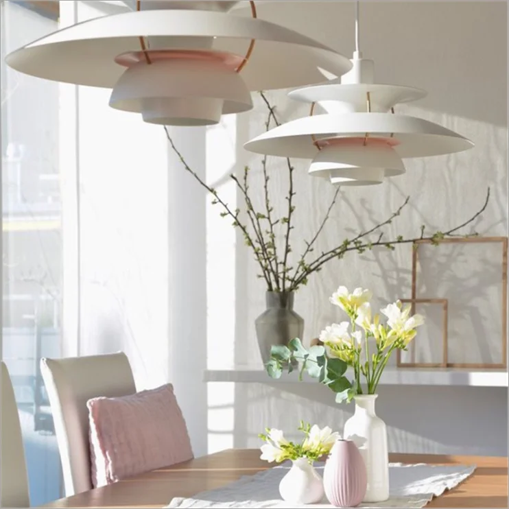 

Modern PH5 LED Pendant lights Colorful Umbrella shape hanglamp lustre suspension for dinging room living room nordic lamps