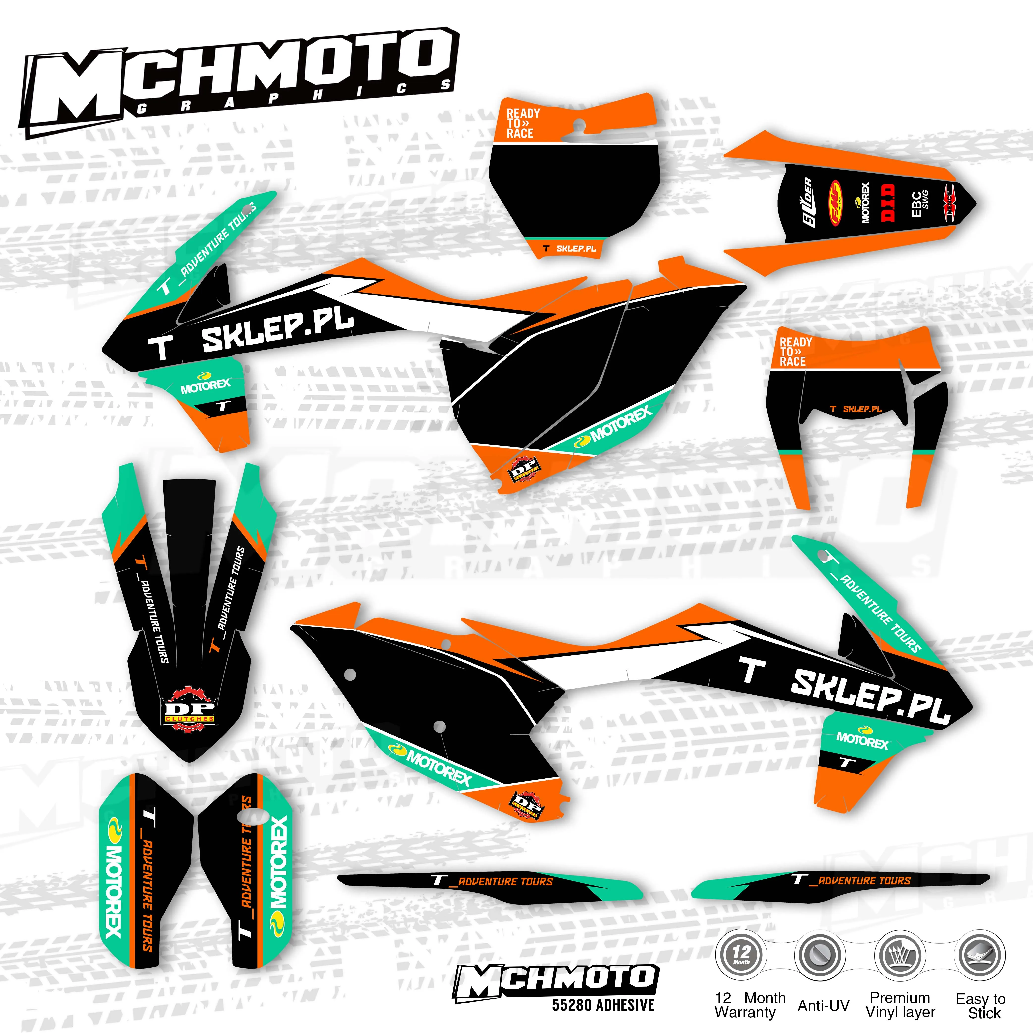 MCHMFG для KTM 125 250 300 350 450 SX SXF 2016 2017 EXC EXCF 2018 графическая фотографика фотографический
