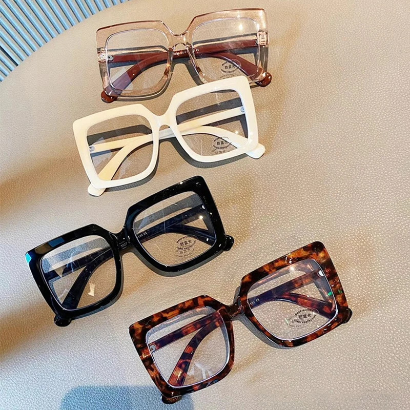 

New Square Glasses Frame Women Men Vintage Anti Blue Light Eyeglasses Computer Spectacles Trend Optical Eye Glasses Frames
