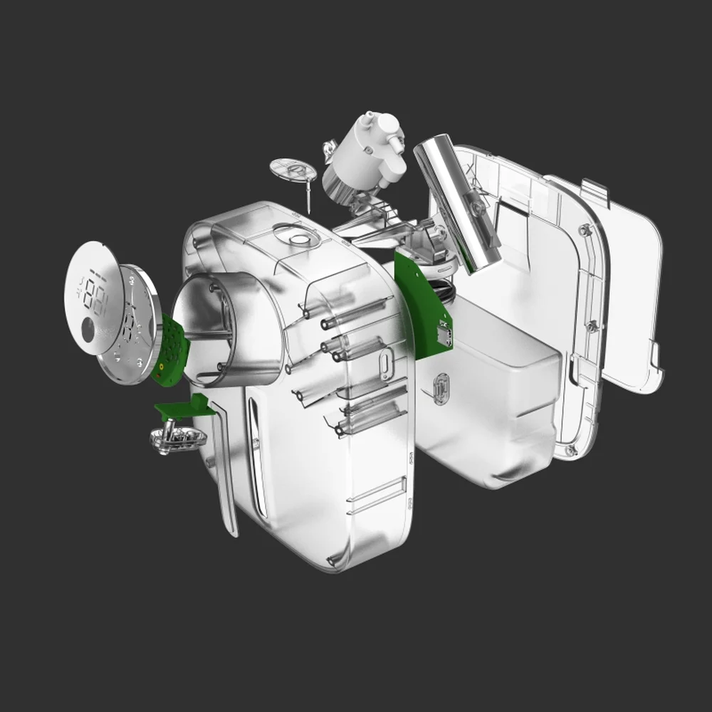 Умный автоматический дозатор для мыла с дисплеем температуры Перезаряжаемый USB