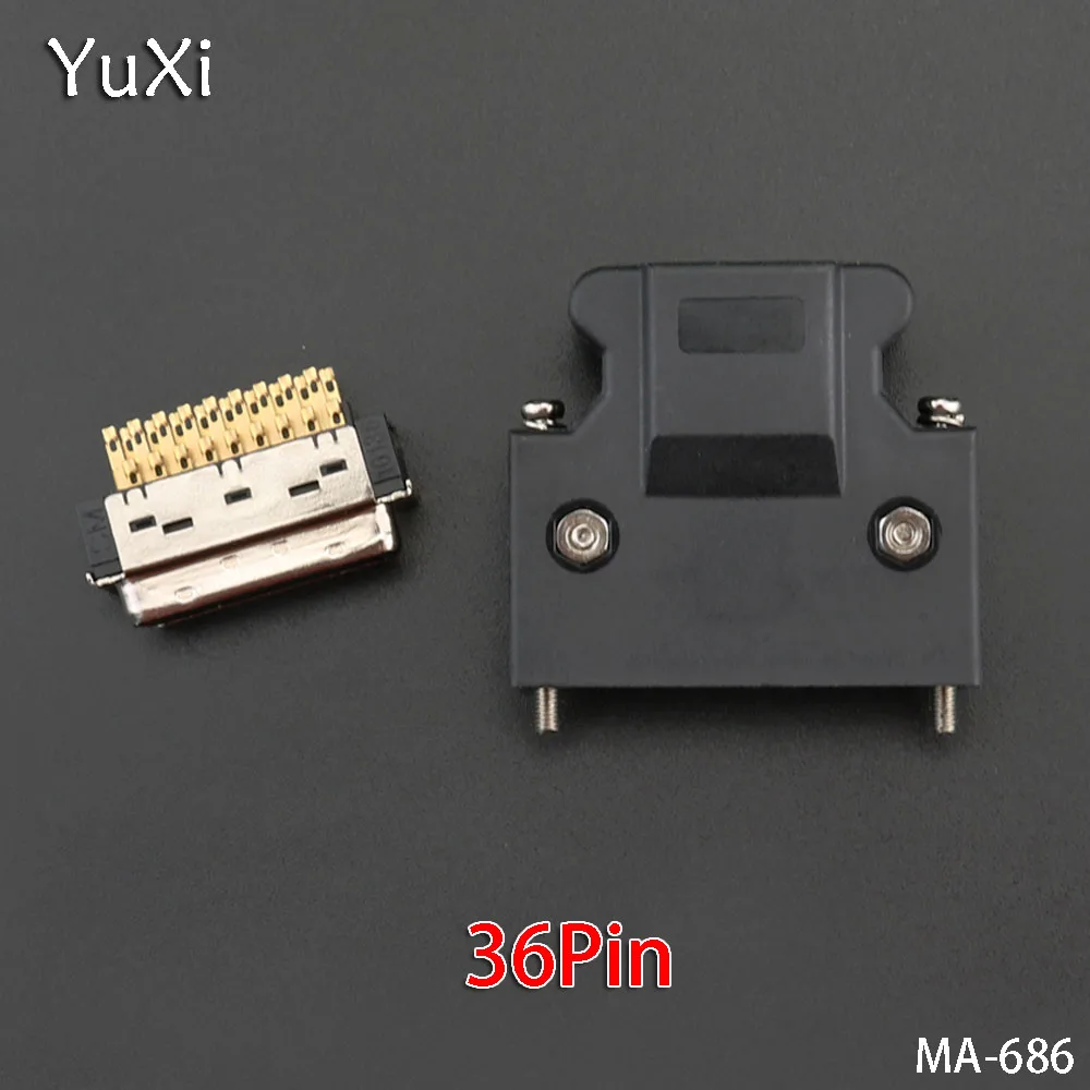 YuXi 5 шт./лот SCSI MDR 14/20/26/36/50pin Штекерный разъем для Panasonic Yaskawa Mitsubishi Delta Серводвигатель