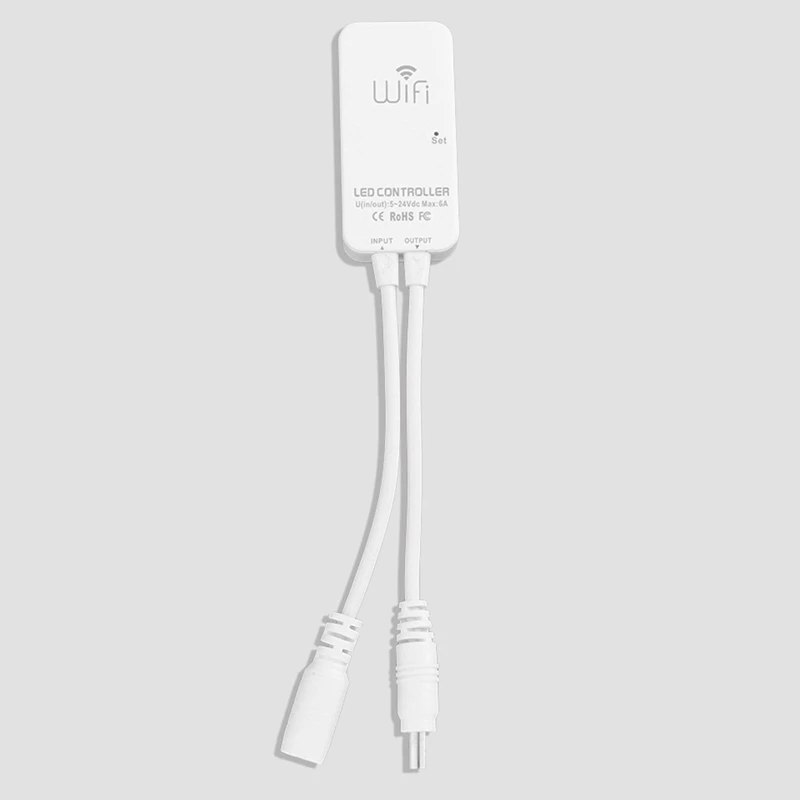 

LED Light Strip Controller Light Strip 5050 2835 Dual Color Temperature Intelligent Dimming Color MINI Wifi Controller