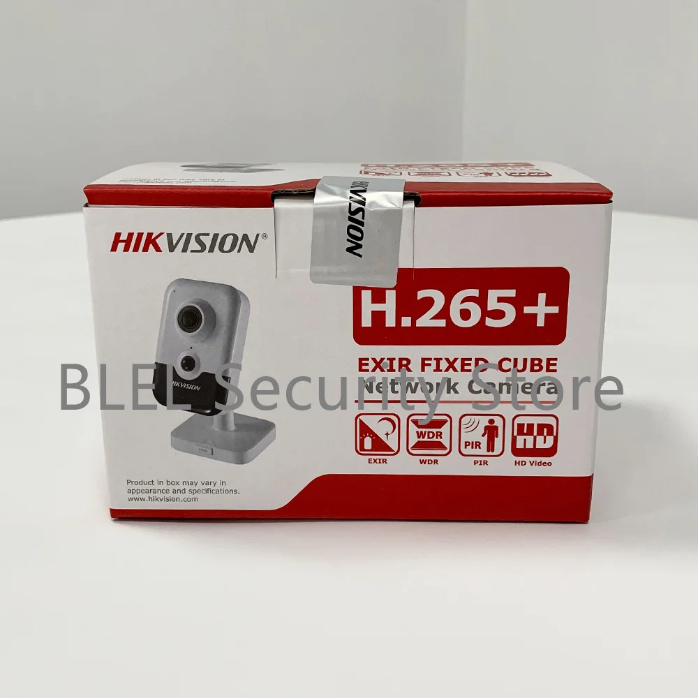 

DS-2CD2443G0-IW Оригинальная сетевая камера Hikvision, английская версия, 4 МП, IR Cube, стандартная беспроводная камера видеонаблюдения, POE IP Wifi IPC