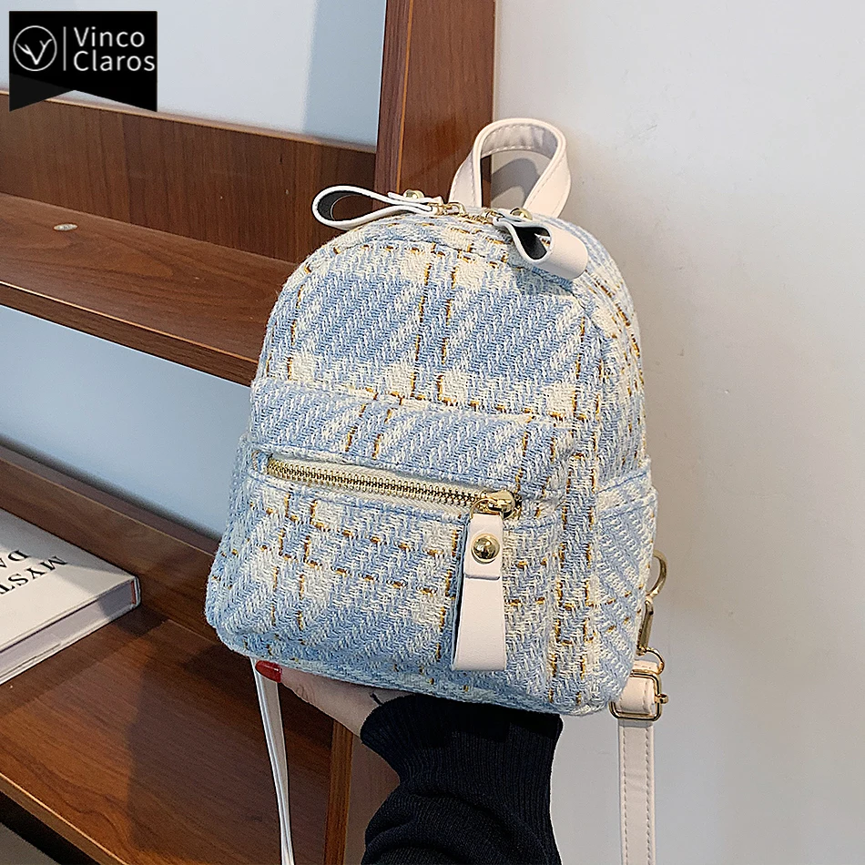 

Brand Designer Backpack Fashionable Women Small Backpack Quality Luxury Mini Backpacks for Women 2021 Kawaii Teenager Girls Bag