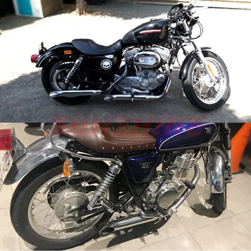Универсальный выхлопной питбайк CafeRRacer мотоцикл глушители глушитель труба Ретро