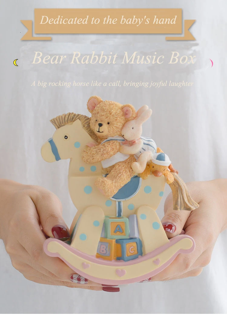 Новая музыкальная шкатулка love baby love child Canon DVD bear музыкальная живопись ручная работа Рождественский подарок на день рождения