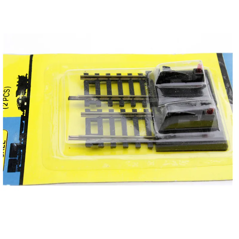 

2Pcs/Set HO Scale Sand Table Train Model Scene Decor Roadblocks with Light