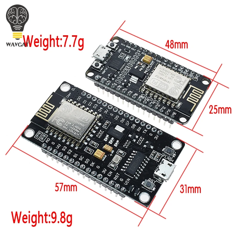 V3 беспроводной модуль NodeMcu 4 м байт Lua WIFI Интернет вещей макетная плата на основе ESP8266 ESP-12E для arduino совместимый