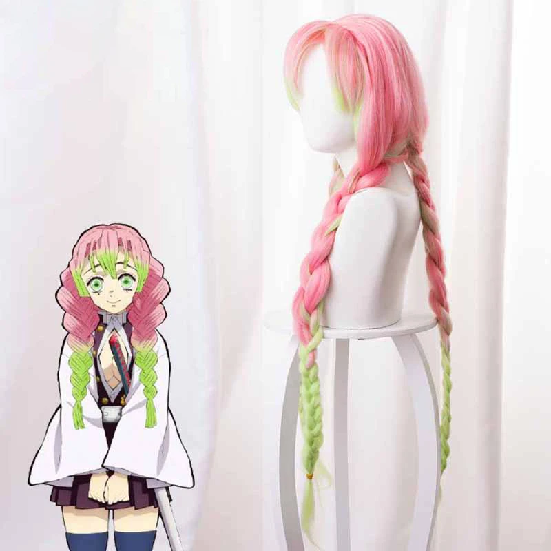 Парик для косплея из аниме рассекающий демонов термостойкие искусственные