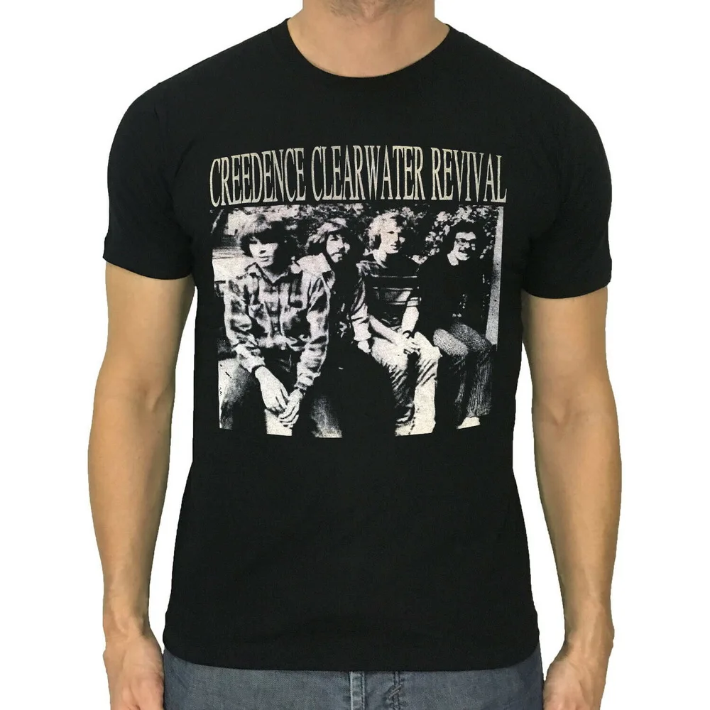 Creedence Clearwater Revival CCR футболка 60s 70s рок группа ретро мужские S до 5XL хлопок Harajuku в