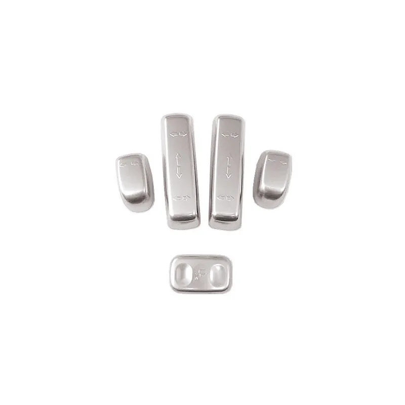 

For Honda CRV CR-V 2012 13 14 15 2016 Car Seat Adjustment Control Switch Button Sticker Trim Cover ABS Matte Accessories 5pcs