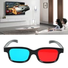 1 шт. универсальный тип 3D стекло es TV фильм мерная анаглифа видео рамка 3D видение стекло es DVD стекло для игр красный и синий цвет