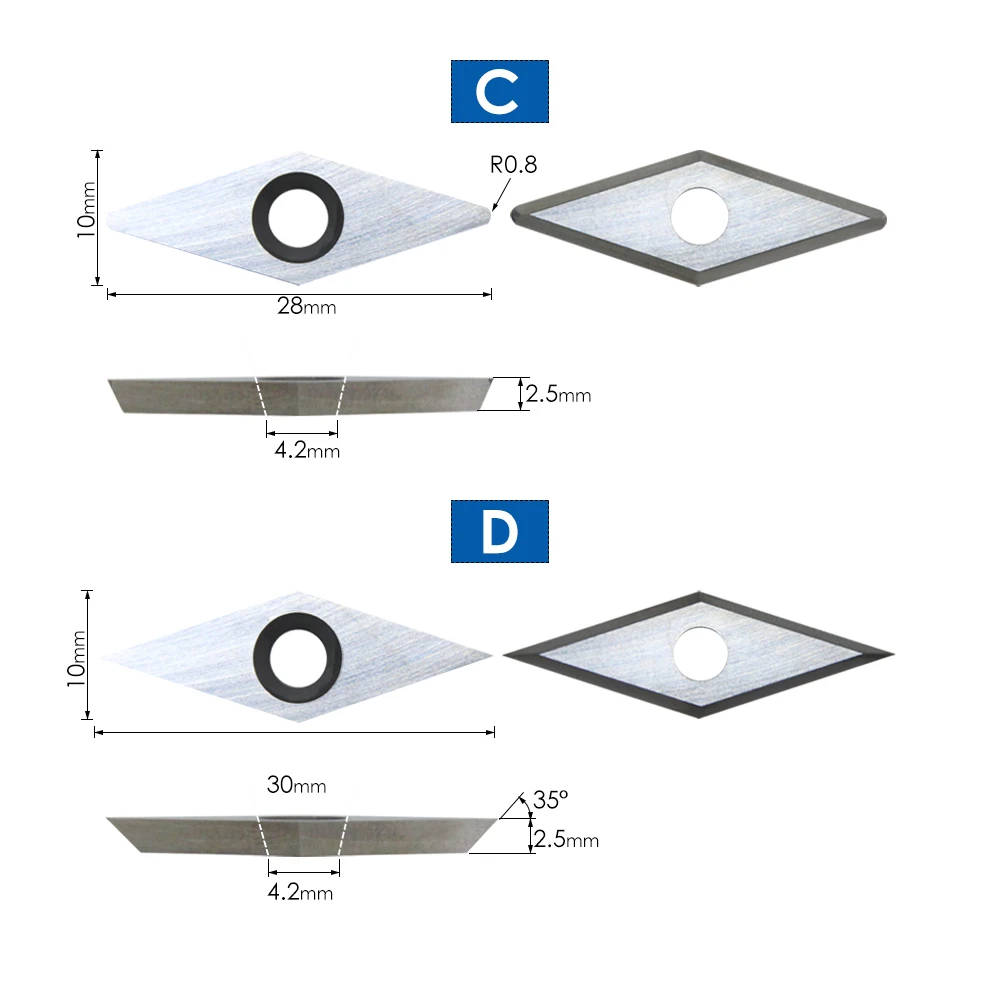 1 шт. токарная пластина из карбида древесины резак для шероховатости сменные ножи