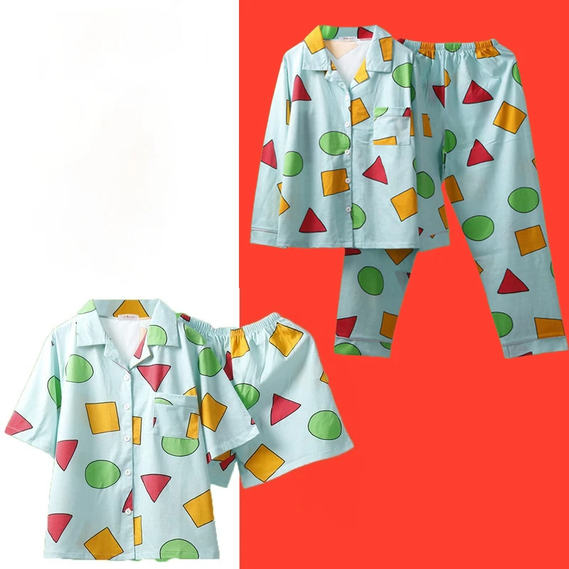 

Summer Autumn pajamas Japanese Pyjamas Sleepwear Cotton Women Pijamas Short Sleeve Homewear Anime Nightgown Party