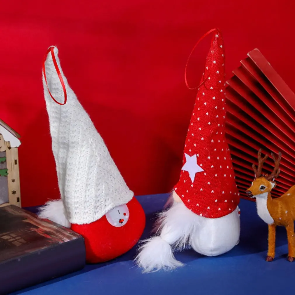 

Christmas Decoration Creative European And American Style Faceless Doll Ornaments Dwarf Rudolph Doll Gifts