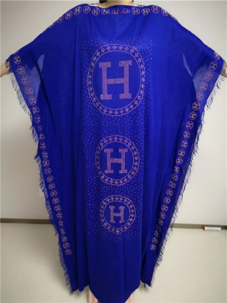 Женское шифоновое длинное платье в африканском стиле со стразами 100% хлопок длина