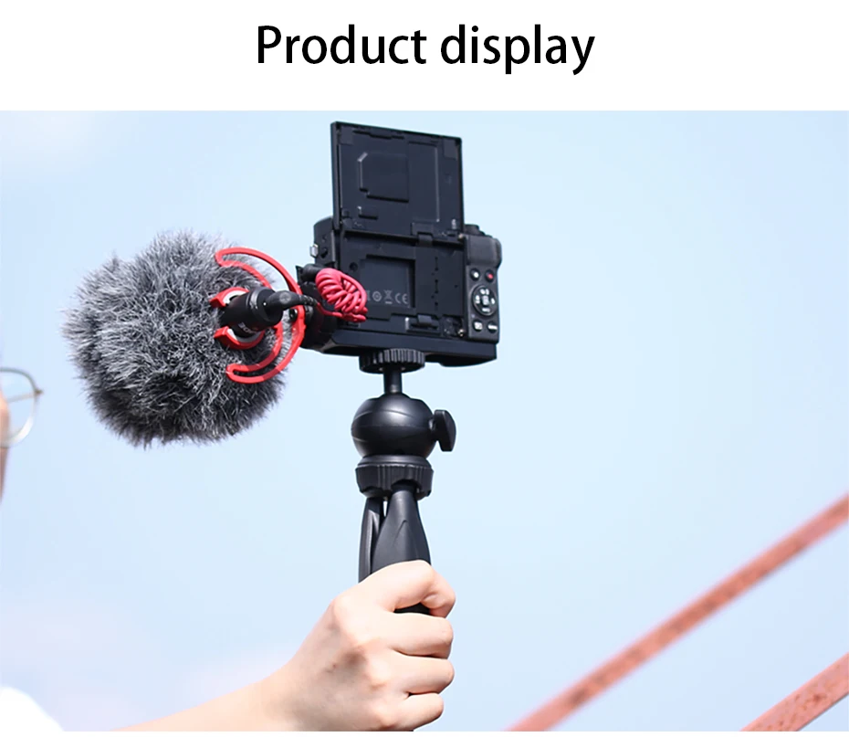 UUrig R016 микрофон L Пластина для Canon G7X Mark III удобный алюминиевый L кронштейн с холодным башмаком для микрофона светодиодный свет