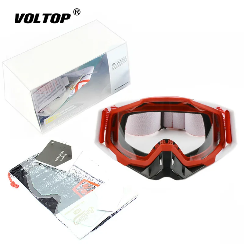 

Motocross Goggles Gafas Motorcycle Helmet Cycling Glasses Atv Dirt Bike Sunglasses Safety Goggles With Packaging T Red