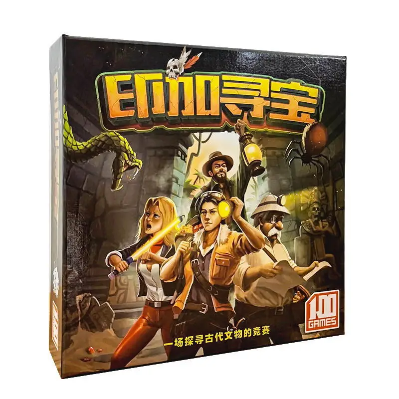 

Inca treasure hunt board game party game card leisure group building family party entertainment