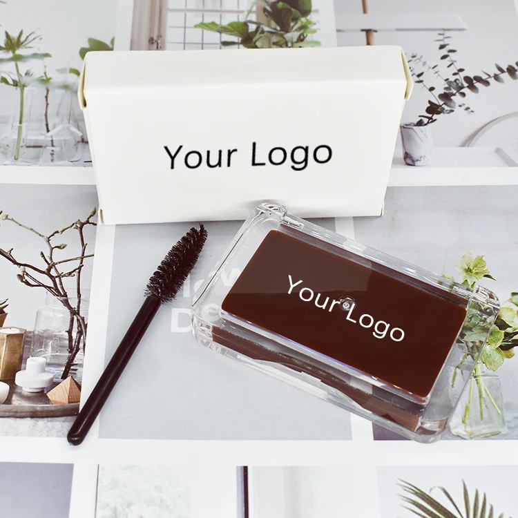 

Private Label Natural Vegan Eyebrow Soap Styling Gel Long Lasting Waterproof Brow Shaper Soap Customize Your Logo Eyebrow Kit