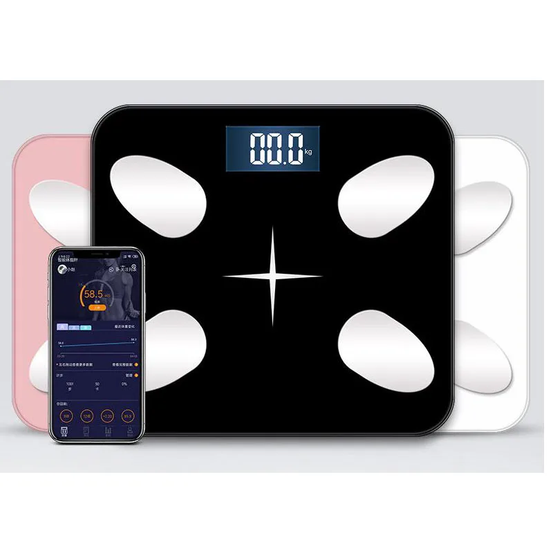 Bluetooth приложение умные весы для тела жировой воды здоровья мышц электронные BMI