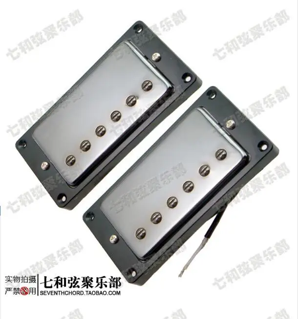 

Lp electric guitar pickup EPI electric guitar double coil pickup double pickup silver black frame