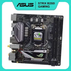 asus strix b250i gaming mini itx motherboard 1151 b250 ddr4 2133mhz memory 32g core i7 i5 i3 cpus pci e 3 0 lga1151 usb3 0 sata3 free global shipping