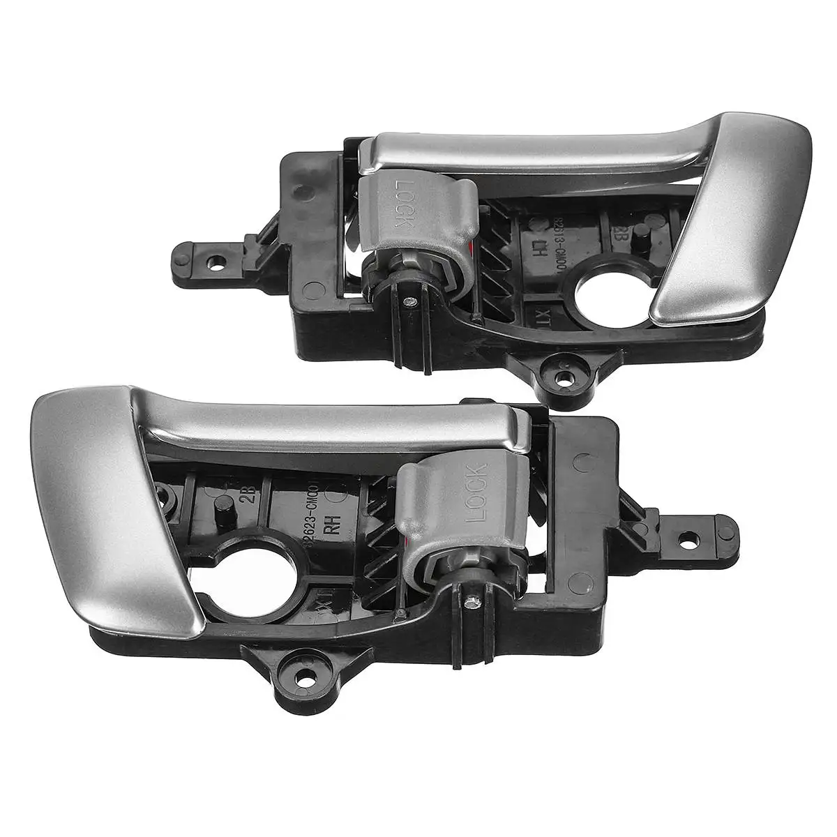 1 шт. хромированная Ручка двери салона автомобиля для Hyundai Santa Fe 2007 2008 2009 2010 2011 2012 #