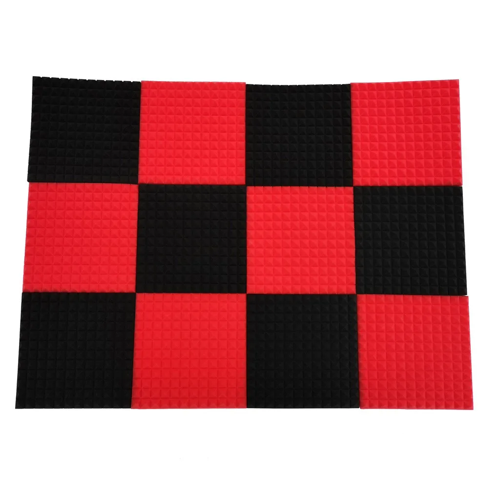 

Sound Absorbing Foam Sound Insulation Noise Reduction Sponge Studio Ktv Home Theater Musical Instrument Room Soundproofing#Y