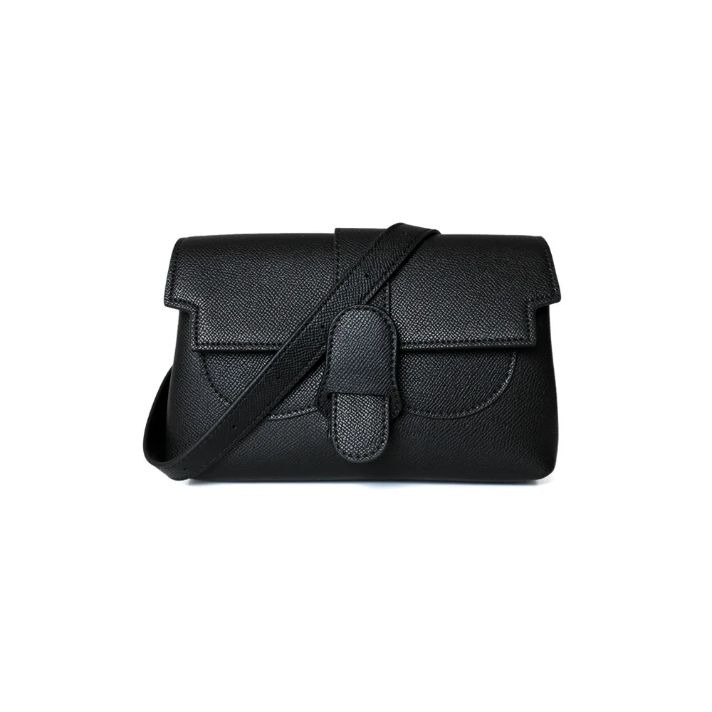 

2021 new slung women's bag chest bag leather purse retro chest bag