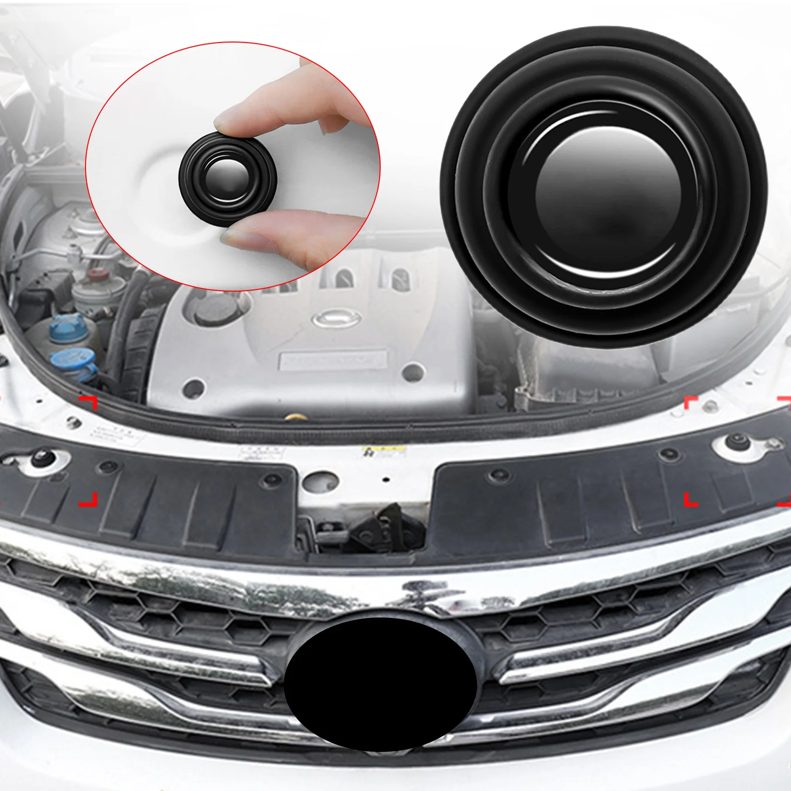 10 шт. силиконовые амортизирующие наклейки на дверь автомобиля Solaris ix35 i20 i30 i40 HYUNDAI