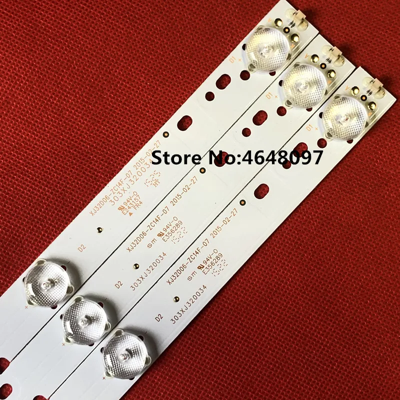 3 шт./лот 100% новый ЖК дисплей ТВ подсветка полосы LED32C8 303XJ320034 XJ32D06 ZC14F 07 6 светодиодов