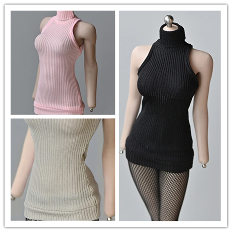 

1/6 Scale Fashion Colorful Sweater Tops Clothes for 12 Inch Female Action Figures Body Accessories