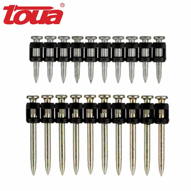 

TOUA Concrete Gas Nail Gun GSN50E used lithium battery for Concrete and Steel Drive Pins