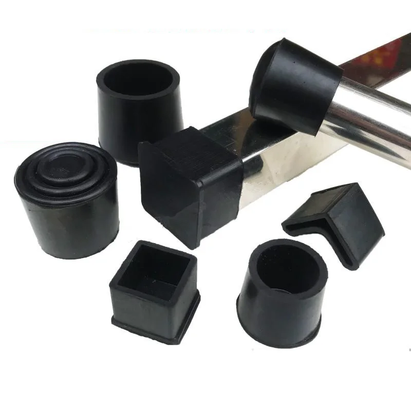 4 шт. квадратные силиконовые колпачки для ног на стуле Нескользящие стола защита