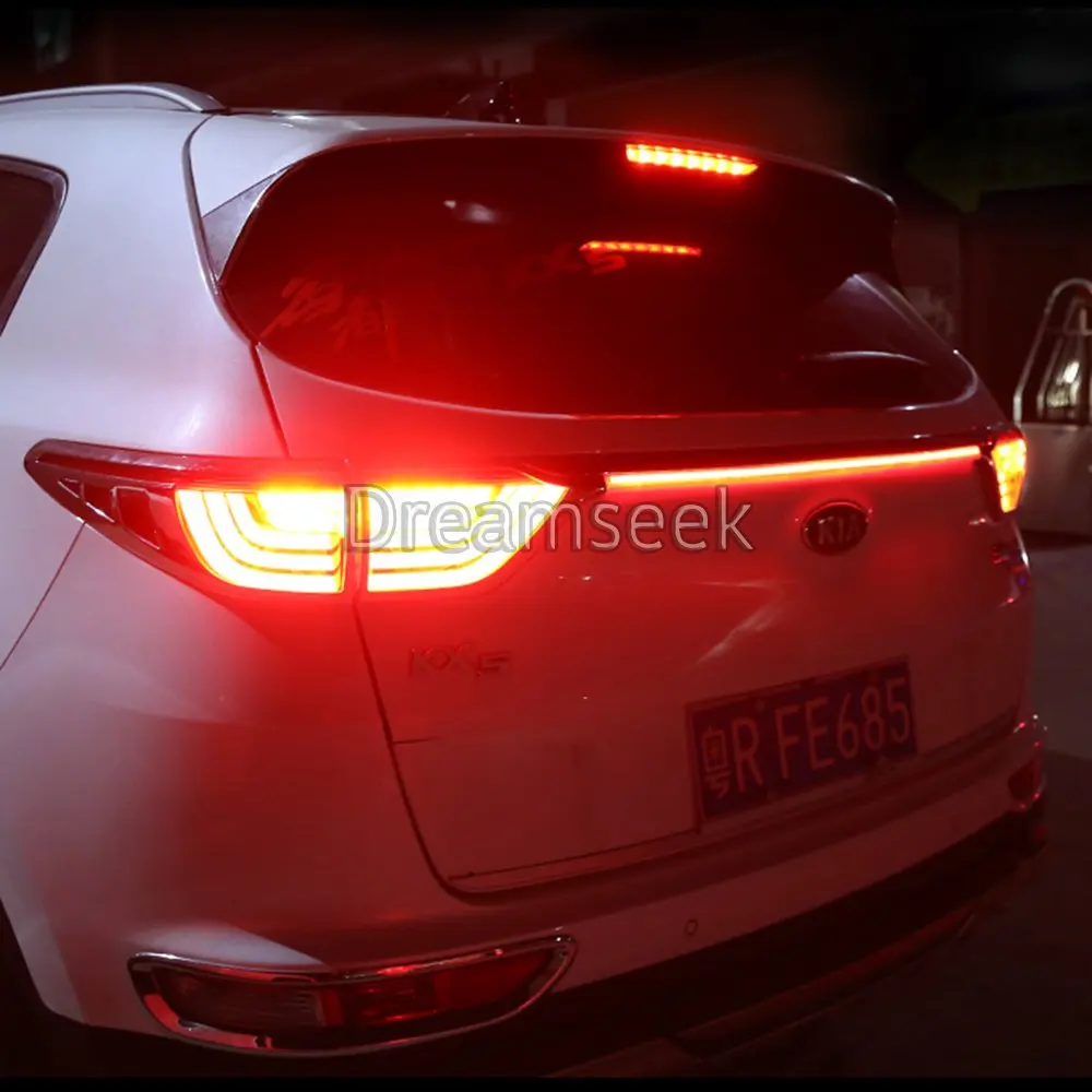 Задний бампер светильник для Kia Sportage QL 2016 2017 2018 красный Светодиодный отражатель