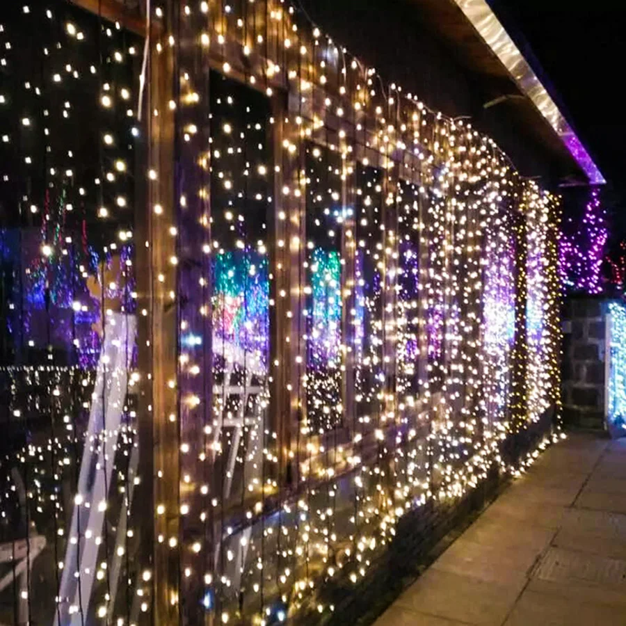 12/22/32/52M Outdoor Solar LED Fairy String Light 8 Function Garland For Garden Patio Xmas Wedding Holiday | Лампы и освещение