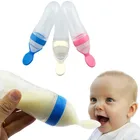 Прекрасная безопасная силиконовая бутылочка для кормления новорожденных детей с ложкой, пищевая рисовая бутылочка для каши, лучший подарок