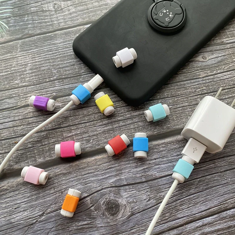 

2022 NEW USB Cable Protector Earphone Wire Cord Protection Cover For phone Data Charger line Protective Sleeve Silicone