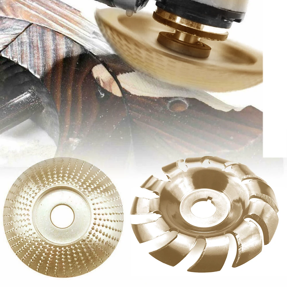 Equipment Wood carving disc 90mm Rotary 12 Teeth Power Tool Parts Shaping |