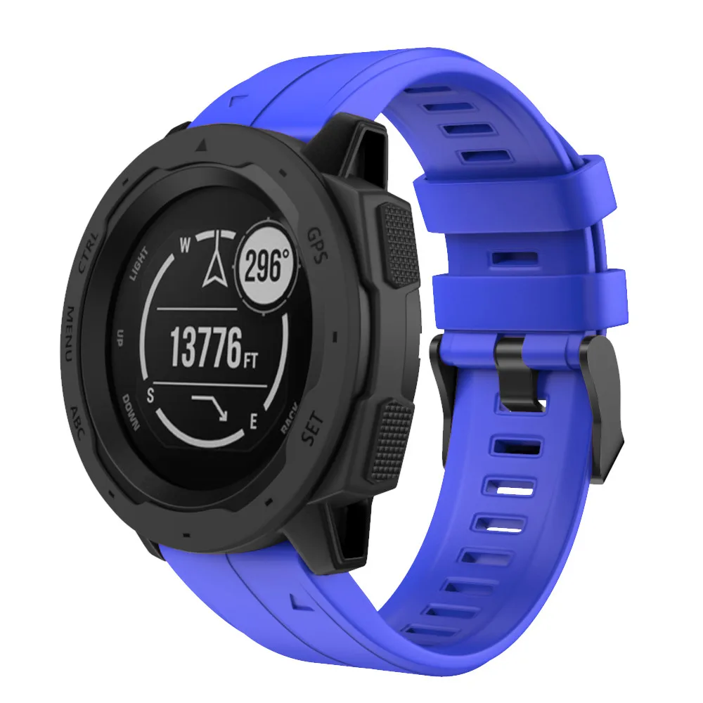 Quick Release Easy Fit силиконовый сменный ремешок для часов Garmin Instinct спортивный красочный