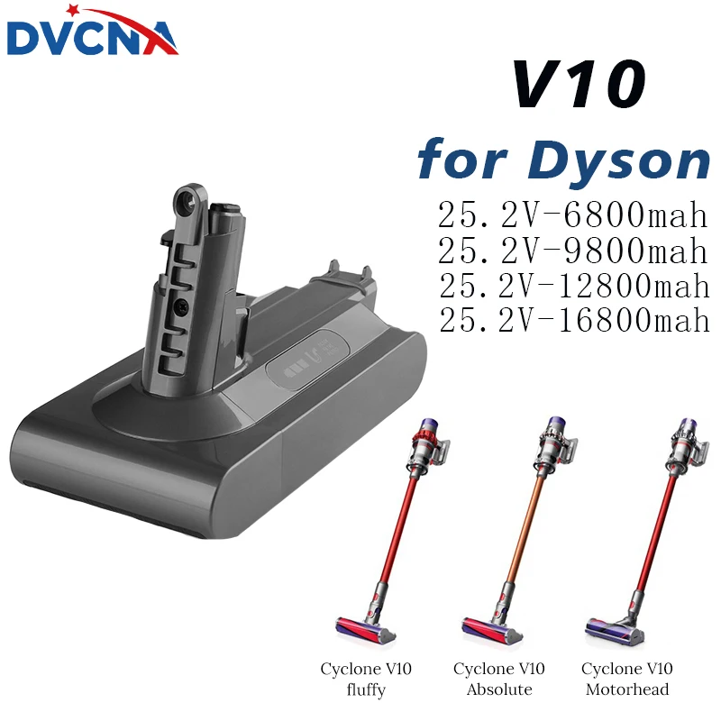 

Литий-ионный аккумулятор для пылесоса Dyson V10, 100% в, 25,2 А