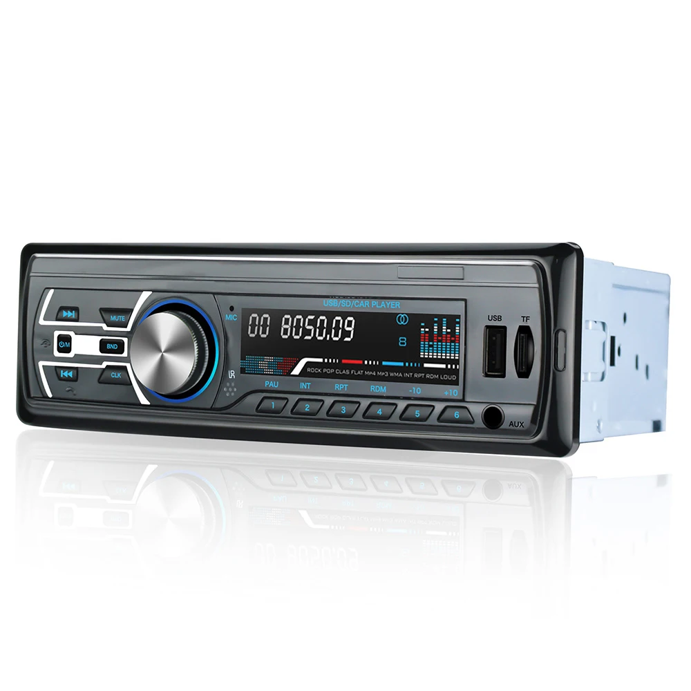 12 в 1 Din Bluetooth автомобильное радио MP3 плеер аудио стерео автомагнитолы Поддержка SD/FM/AUX/USB BY001