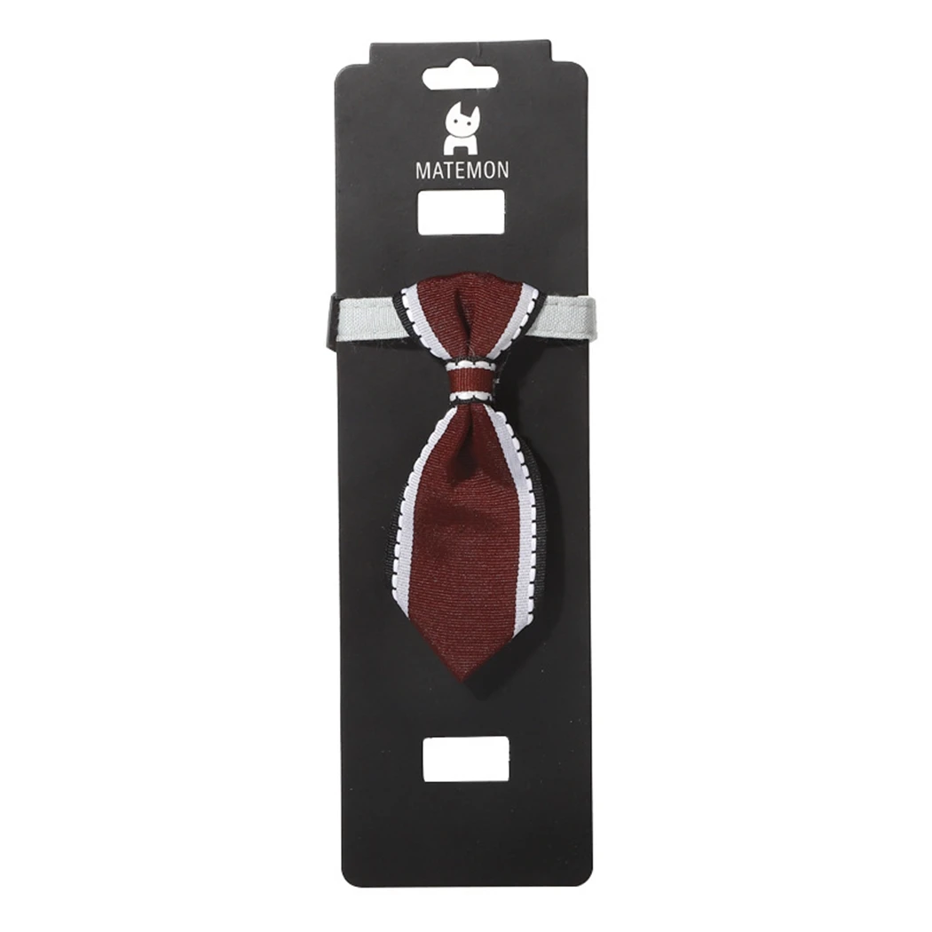 

Hot Selling Pet Collars Adjustable Bell 4PCS Cotton Striped Pet Neckties Cat Collars Set Dog Supplies Multiple Colors