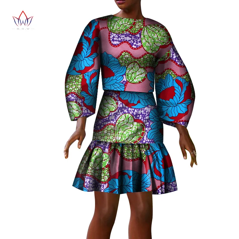 Комплект из 2 предметов женская одежда с длинными рукавами в африканском стиле