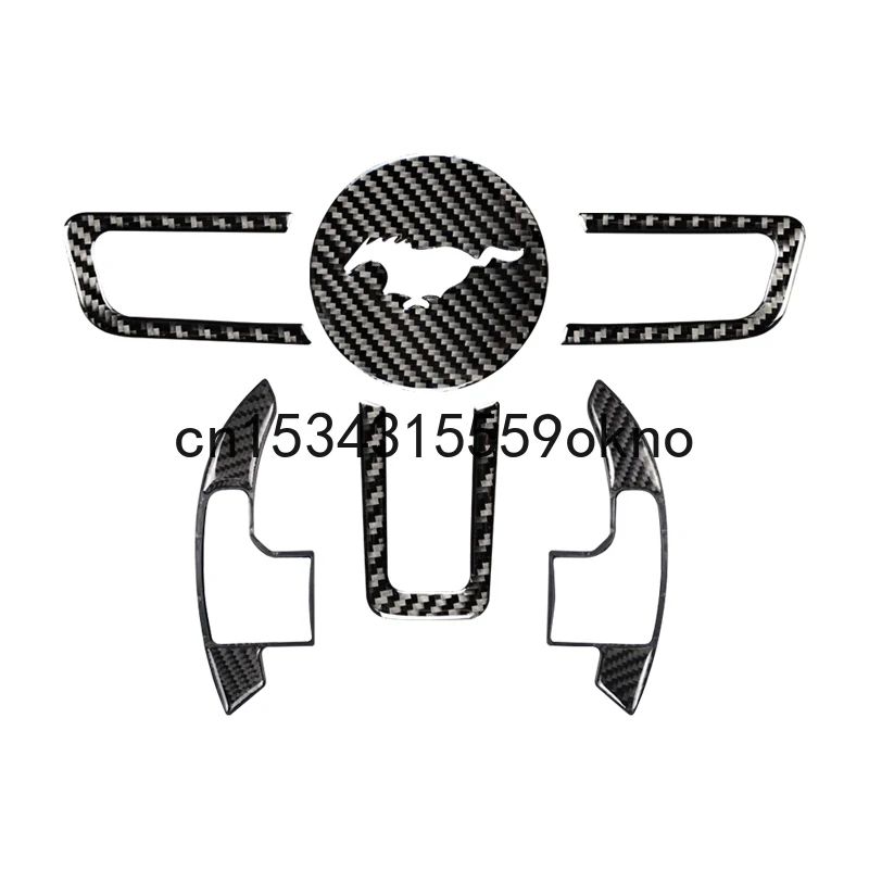 Этикетка рулевого колеса из углеродного волокна для Ford Mustang GT модификация