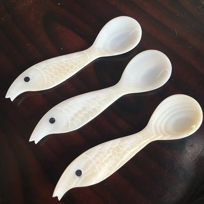 Натуральная ложка из ракушки вилка кухонные аксессуары для приготовления пищи