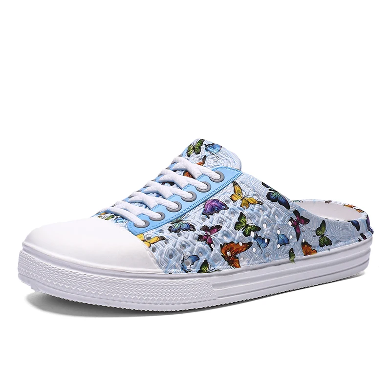 2020 Женские повседневные Сабо Дышащие пляжные сандалии Тапочки ко Дню Валентина